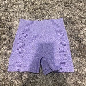 purple high waisted spandex